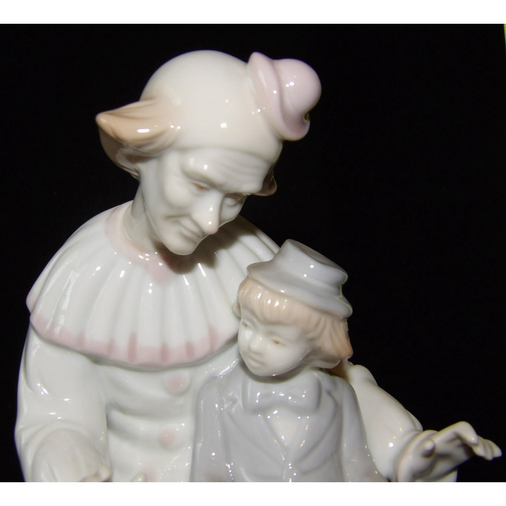 Vintage Paul Sebastian Clown with Boy and Accordion 1980's - Picture 5 of 7